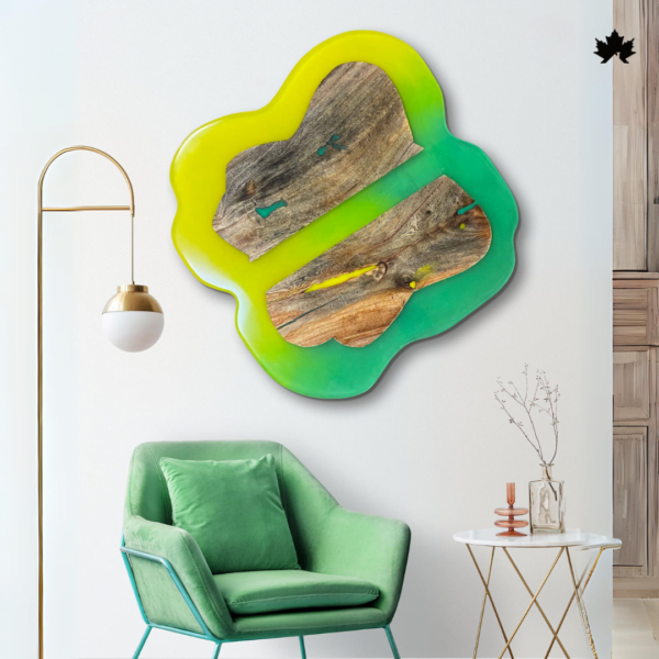 Verdant Woodland - Modern Organic Wall Sculpture