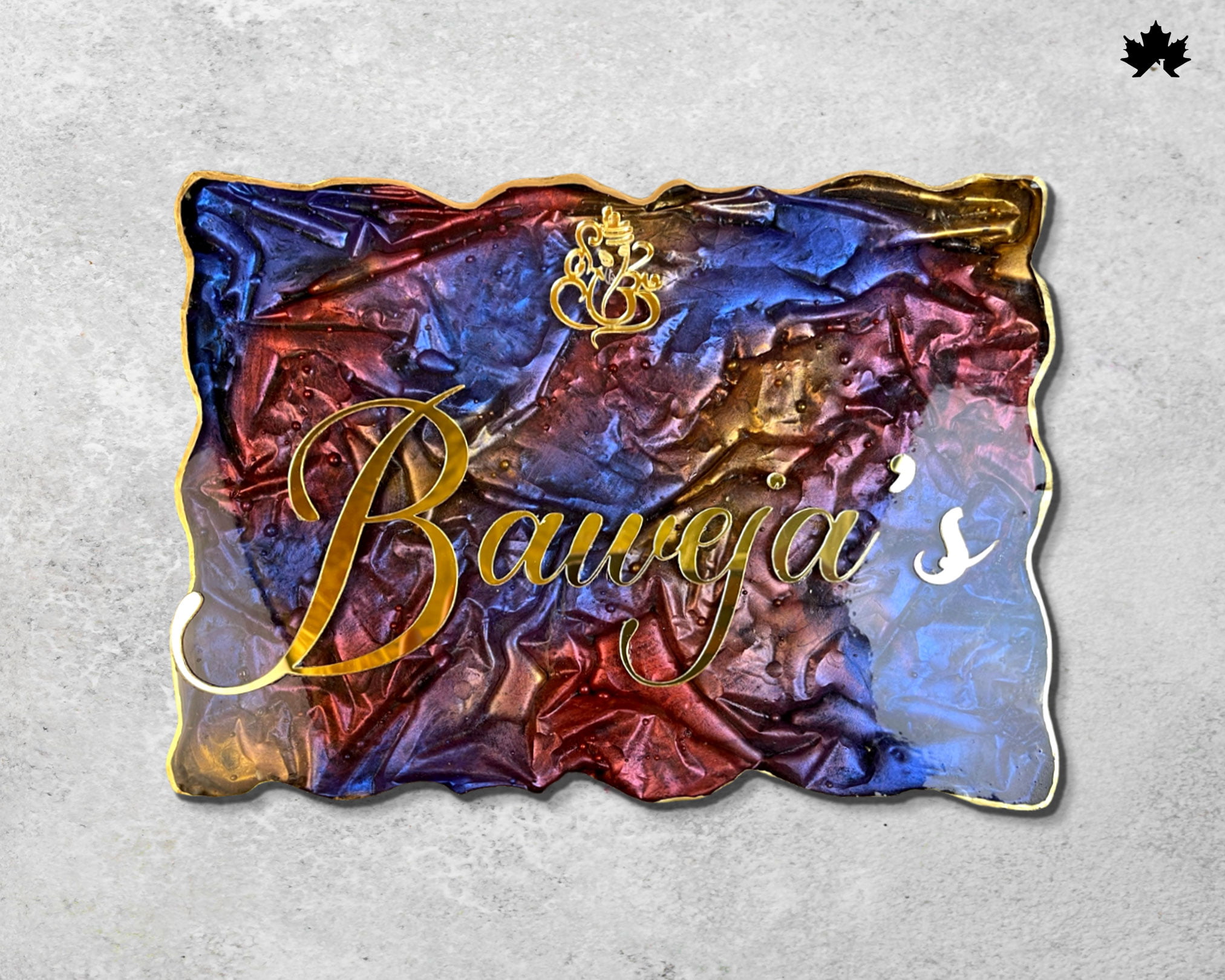 Family Name Plate for home