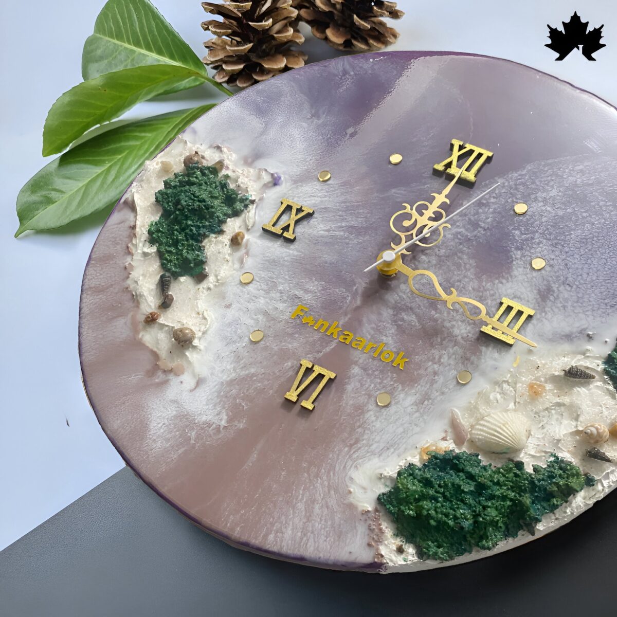epoxy resin clock