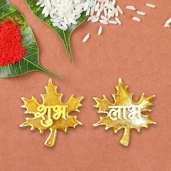 Golden Maple Divine Duo - Shubh Laabh Wall Hangings