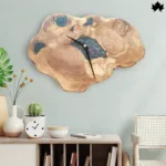 Wood & Resin Wall Clock