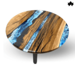 Azure Veins Resin Table
