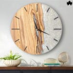 Resin & Wood Wall Clock
