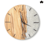 Resin & Wood Wall Clock