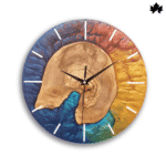 Resin & Wood Wall Clock